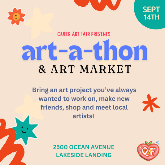 9/14 Art-a-thon and Art Market at Lakeside Landing 6x6 Table